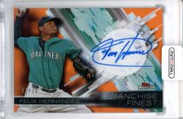 2016 Topps Finest Felix Hernandez #FFIA-FH Franchise Finest Autograph Orange Refractor Parallel【11/25】 Mariners