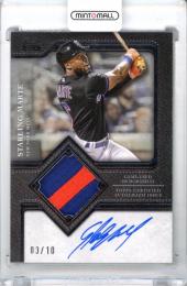 2025 Topps Series2 Baseball Starling Marte #TFAP-SM Autograph Patch Card Black Parallel【03/10】 Mets