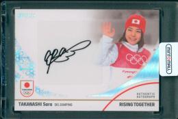 2024 EPOCH TEAM JAPAN OFFICIAL TRADING CARDS WINTER OLYMPIANS 髙梨沙羅 直筆サインカード【2/5】 スキー/ジャンプ