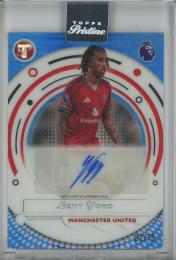 2025-26 Topps Pristine English Premier League Leny Yoro Blue Refractors #137【32/75】 Manchester United