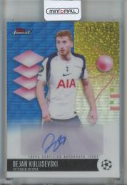 2025-26 Topps Finest UEFA Dejan Kulusevski Auto #BA-DJ【113/150】 Tottenham Hotspur