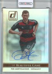 2015 Donruss Per Mertesacker The Beautiful Game Auto Signatures #56 Germany