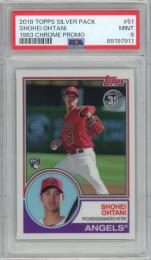 2018 TOPPS SILVER PACK #51 SHOHEI OHTANI 1983 CHROME PROMO 【PSA9】 ANGELS