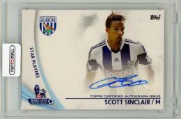 2013-14 Topps Premier Gold Scott Sinclair Autographs【SP-SS】 West Bromwich Albion