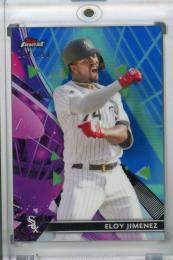 2021 Topps Finest Chicago White Sox Eloy Jimenez Base Purple/Aqua Vapor Refractor (パラレル版) 134/250