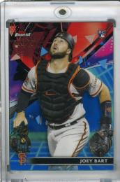 2021 Topps Finest San Francisco Giants Joey Bart Base Purple/Aqua Vapor Refractor (パラレル版) 191/250