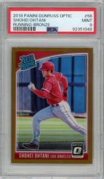 2018 PANINI DONRUSS OPTIC #56 SHOHEI OHTANI RUNNING-BRONZE 【PSA9】 ANGELS