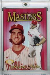 2021 Topps Finest Philadelphia Phillies Aaron Nola 1997 Topps Finest Masters Red Refractor パラレル版 (Lastナンバー!) 5/5