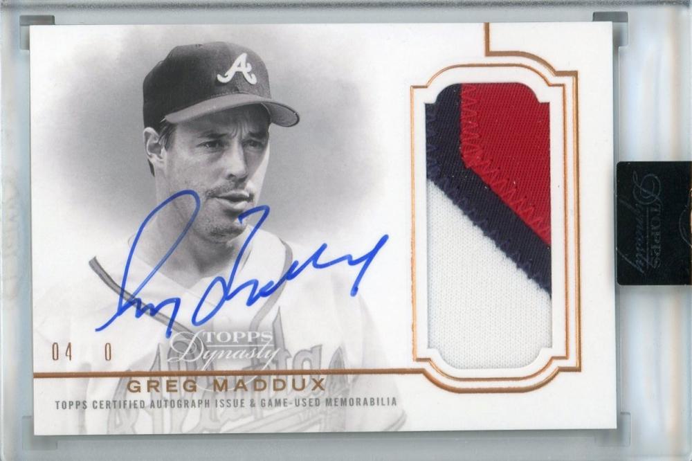 ミントモール / MINT 浦和店 / 2020 Topps Dynasty Atlanta Braves Greg Maddux Dynasty  Autograph Patches 04/10