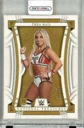 2023 PANINI CHRONICLES WWE NATIONAL TREASURES Thea Hail NT-9 RC 【22/99】