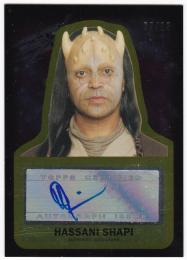 2015 TOPPS Star Wars Journey to The Force Awakens Autographs Gold / HASSANI SHAPI 【05/10】