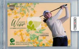 2026 EPOCH JLPGA ROOKIES&WINNERS 横山珠々奈 Jersey【127/150】