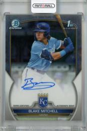 2023 Topps Bowman Draft Blake Mitchell Chrome Prospect Autographs #CDA-BMI 1st Kansas City Royals