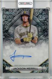 2023 Topps Bowman Sterling Jackson Merrill  Prospect Autographs Sterling Silver #PA-JML【065/100】 San Diego Padres