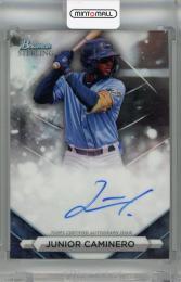 2023 Topps Bowman Sterling Junior Caminero Prospect Autographs #PA-JCR Tampa Bay Rays