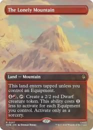 【HOB】【ENG】【Foil】〈207-R-L〉《はなれ山/The Lonely Mountain》ボーダーレス版(計略)