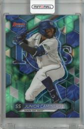 2023 Topps Bowman’s Best  Junior Caminero Top Prospects Aqua Lava #TP-18【161/199】 Tampa Bay Rays