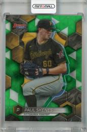 2023 Topps Bowman’s Best  Paul Skenes Top Prospects Green #TP-22【12/99】 Pittsburgh Pirates