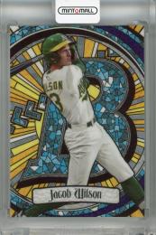 2023 Topps Bowman Draft Jacob Wilson  Glass #BGA-5 Oakland Athletics