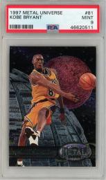 1997-98 Metal Universe Kobe Bryant #81【PSA9】《MINT》Los Angeles Lakers