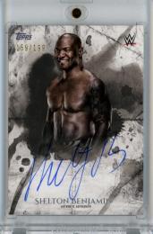 2018 Topps WWE Undisputed  Shelton Benjamin Autographs #UASBE 159/199