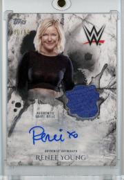 2018 Topps WWE Undisputed  Renee Young Autographed Relics #UARRY 80/99