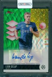 2025-26 TOPPS UEFA CLUB COMPETITIONS SOCCER HOBBY LIAM DELAP Base Autographs Green Foil【10/99】 CHELSEA FC