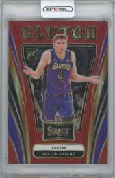 2024-25 PANINI Select Clutch Red Prizms / DALTON KNECHT(Los Angeles Lakers) 【06/99】