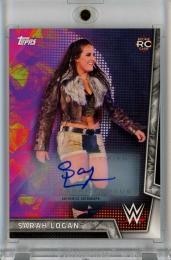 2018 Topps WWE Women's Division  Sarah Logan Autographs RC #27 114/199