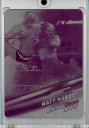 2019 Topps WWE Smackdown  Matt Hardy Magenta Printing Plate #35 1/1