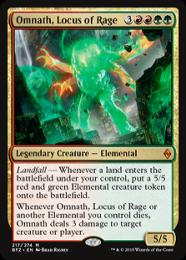 MTG 怒りの座、オムナス  英語  foil版 ミントモール / MINT GAMES MTG(東日本橋) / 【BFZ】【JPN