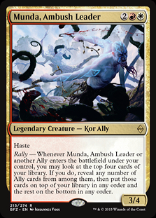 MTG foil 待ち伏せ隊長、ムンダ ミントモール / MINT GAMES MTG(東日本橋) / 【BFZ】【ENG