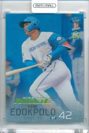 2026 BBM ベースボールカード 1STバージョン エドポロ・ケイン #051 ルーキーパラレル キウイグリーン箔版【04/50】 日本ハム