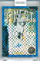 2025-26 Topps Finest Basketball Aaron Gordon #FAU-AG Finest Autograph Blue X-Fractor Parallel【52/99】 Nuggets
