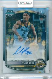 2025-26 Bowman Basketball Chase Ross #CPA-CR Chrome Prospect Autograph Card