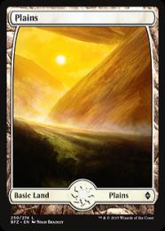 【BFZ】【ENG】【Foil】《平地/Plains》No.250 フルアート