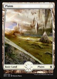 【BFZ】【ENG】【Foil】《平地/Plains》No.253 フルアート