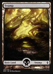 【BFZ】【ENG】【Foil】《沼/Swamp》No.260 フルアート