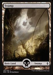 【BFZ】【ENG】【Foil】《沼/Swamp》No.261 フルアート