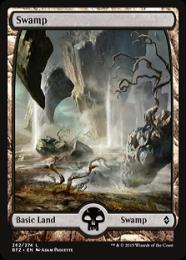 【BFZ】【ENG】【Foil】《沼/Swamp》No.262 フルアート