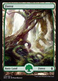 【BFZ】【ENG】【Foil】《森/Forest》No.270 フルアート