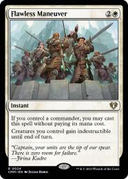 【Foil】完璧な策略/Flawless Maneuver ボーダーレス　英語 ミントモール / MINT GAMES MTG(東日本橋) / 【CMM】【JPN】【Foil