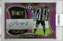 2024-25 PANINI Select English Premier League Jamaal Lascelles Pitchside Signatures Purple #5【019/199】 Newcastle United