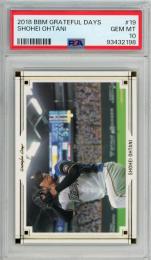 BBM 大谷翔平セット Grateful Days 大谷翔平 NPB通算成績【PSA 10 GEM MT】 北海道日本ハムファイターズ