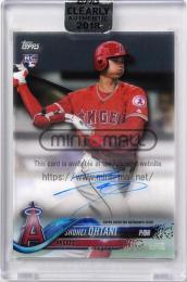 2018 Topps Clearly Authentic #CAASO Shohei Ohtani Autographs Los Angeles Angels