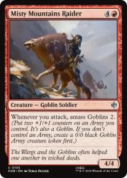 【HOB】【ENG】【Foil】〈105-U-R〉《霧ふり山脈の略奪者/Misty Mountains Raider》