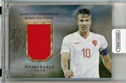 2016 Futera World Football Unique Robin van Persie Memorabilia #MEM48【68/99】《初期傷あり》