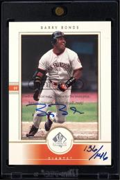 2001 SP Authentic #11 Barry Bonds BuyBacks 2000【136/146】  (MSV#1777)