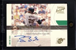 2002 Topps Ten #TTABB Barry Bonds Autographs  (MSV#1801)