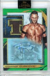 2020 TOPPS WWE Fully Loaded Dominik Dijakovic Autographed Table Relics Green #TDD【37/50】